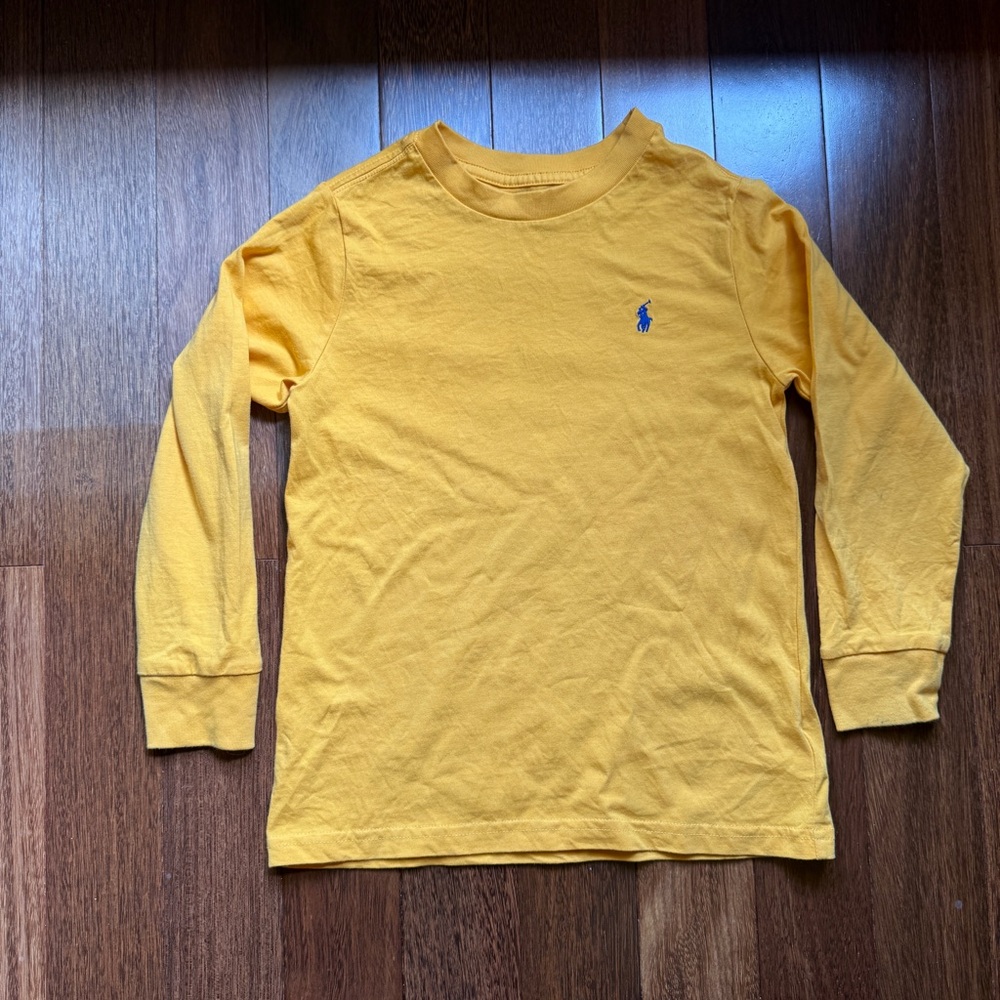 Polo by Ralph Lauren Yellow Long Sleeve Tee Size 5T